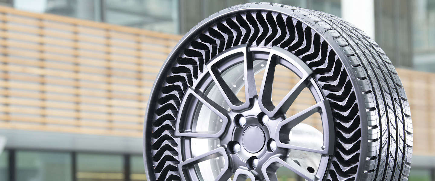 Nooit meer een lekke band met Michelin Uptis