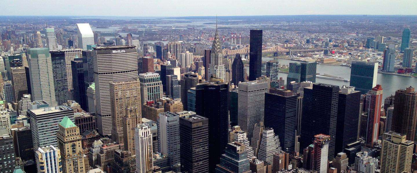 Bizarre time-lapse van Manhattan van 1500 naar 2015