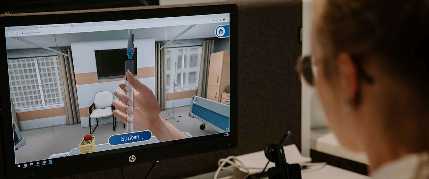 3D simulatie game helpt zorgpersoneel te oefenen met vaccineren