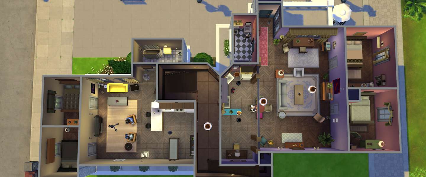Must-see: Friends nagemaakt met Sims 4
