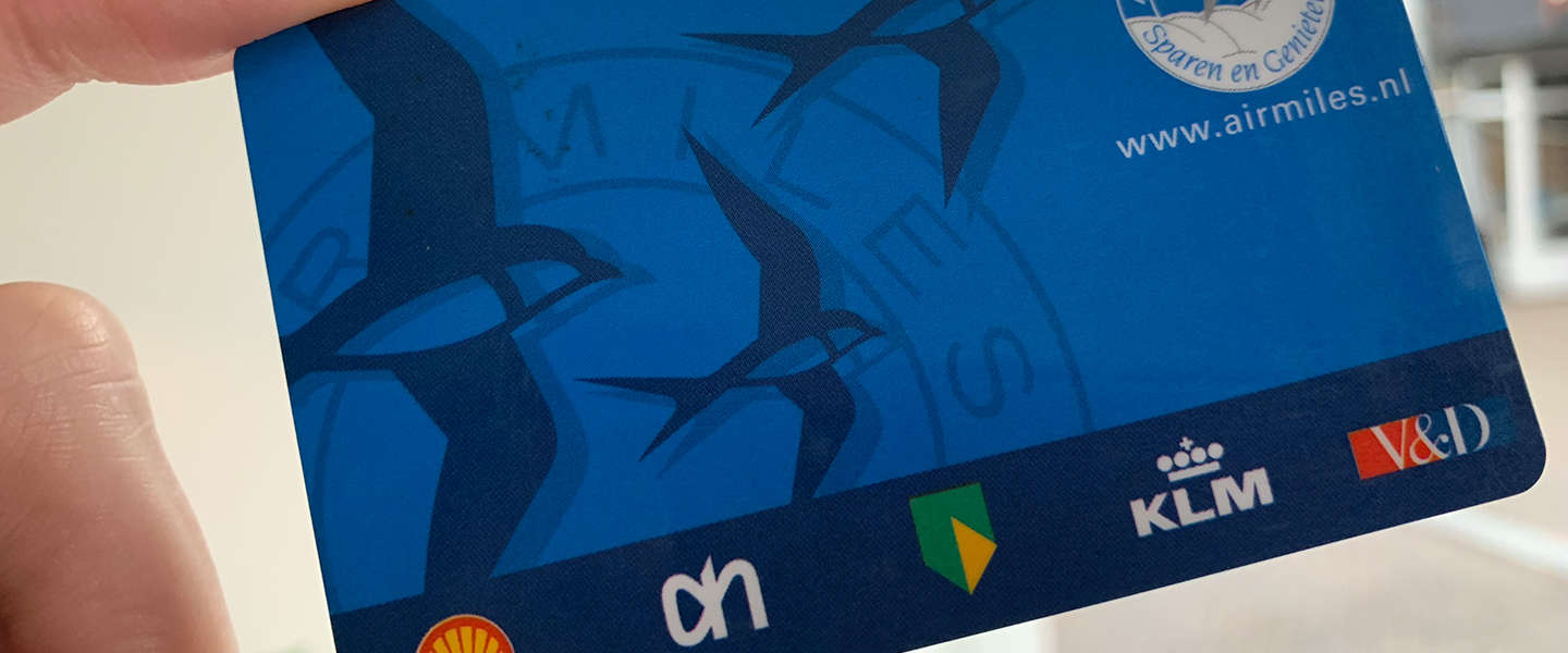 Air Miles geldig tot donderdag 1 november en geen dag langer!