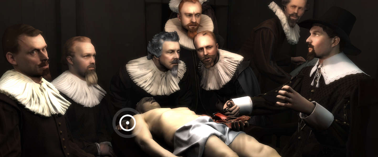 De anatomische les van Dr. Nicolaes Tulp in Augmented Reality
