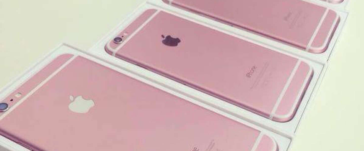 Foto's roze iPhone 6s gelekt