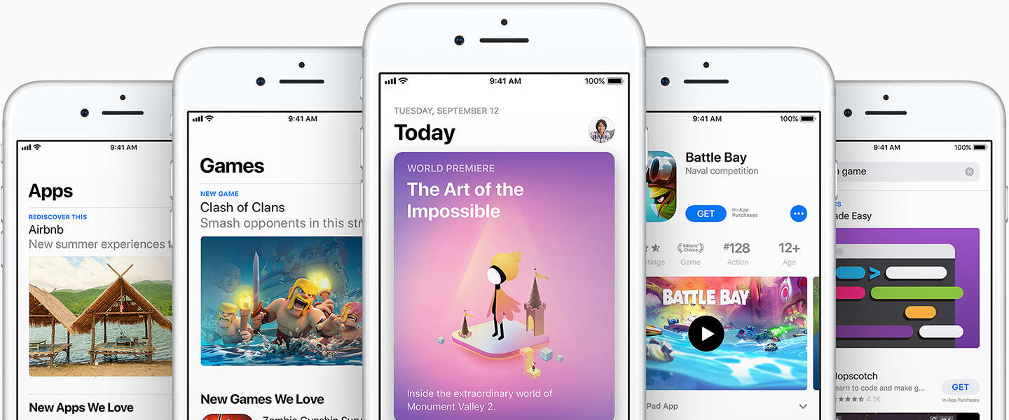 Recordomzet voor Apple App Store rond de feestdagen