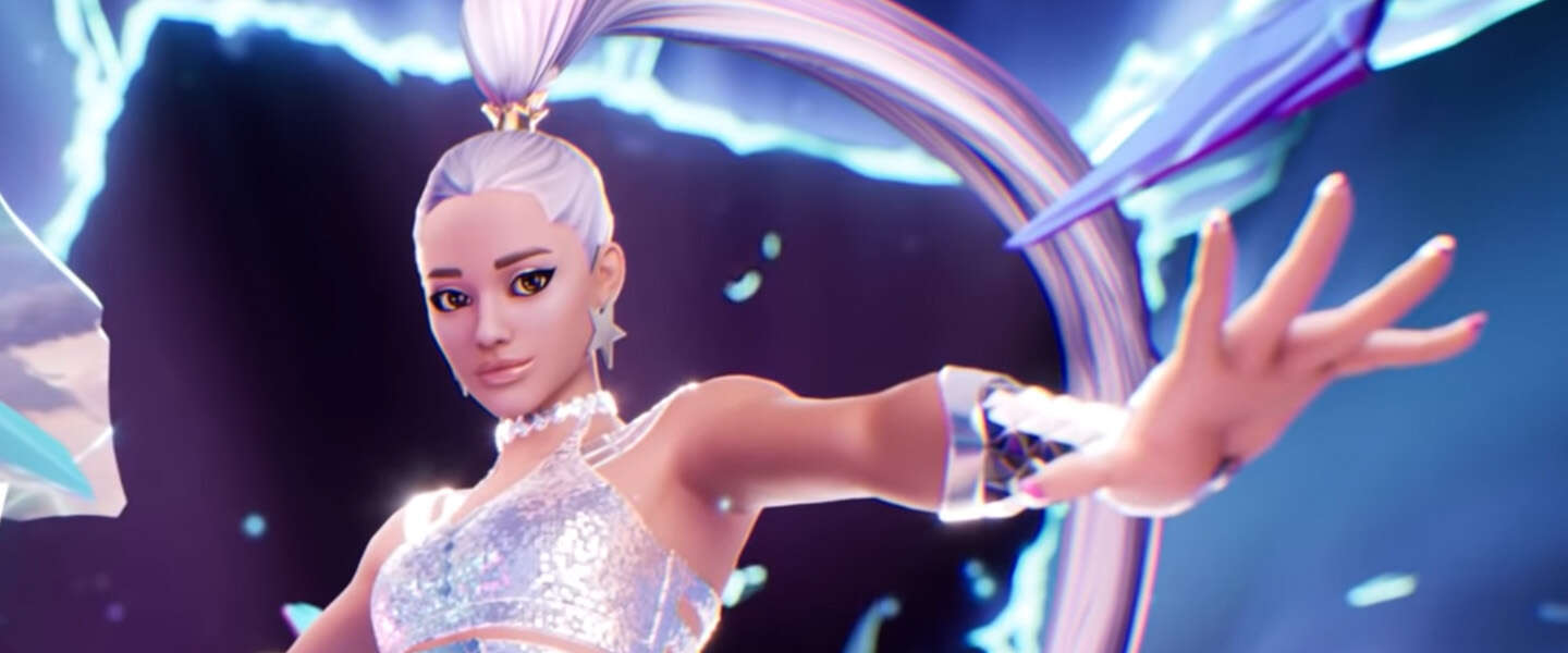 ​Ariana Grande geeft een concert in Fortnite