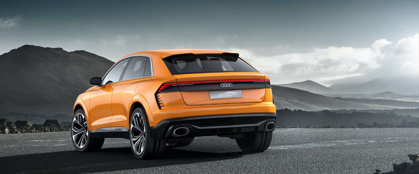 Wegzwijmelen bij een Audi Q8 Sport Concept