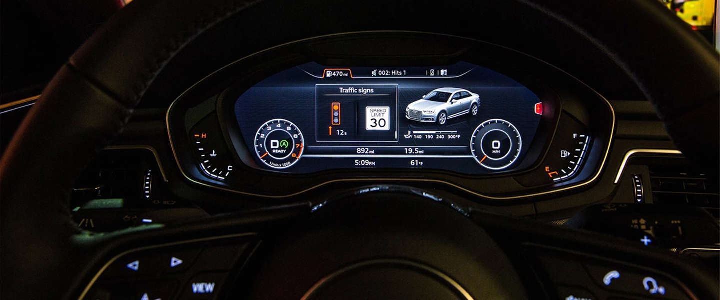 Audi technologie die bestuurders helpt rode lichten te vermijden