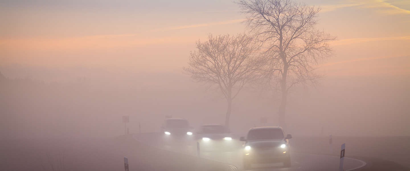Met dit nieuwe systeem is autorijden in de mist een stuk veiliger