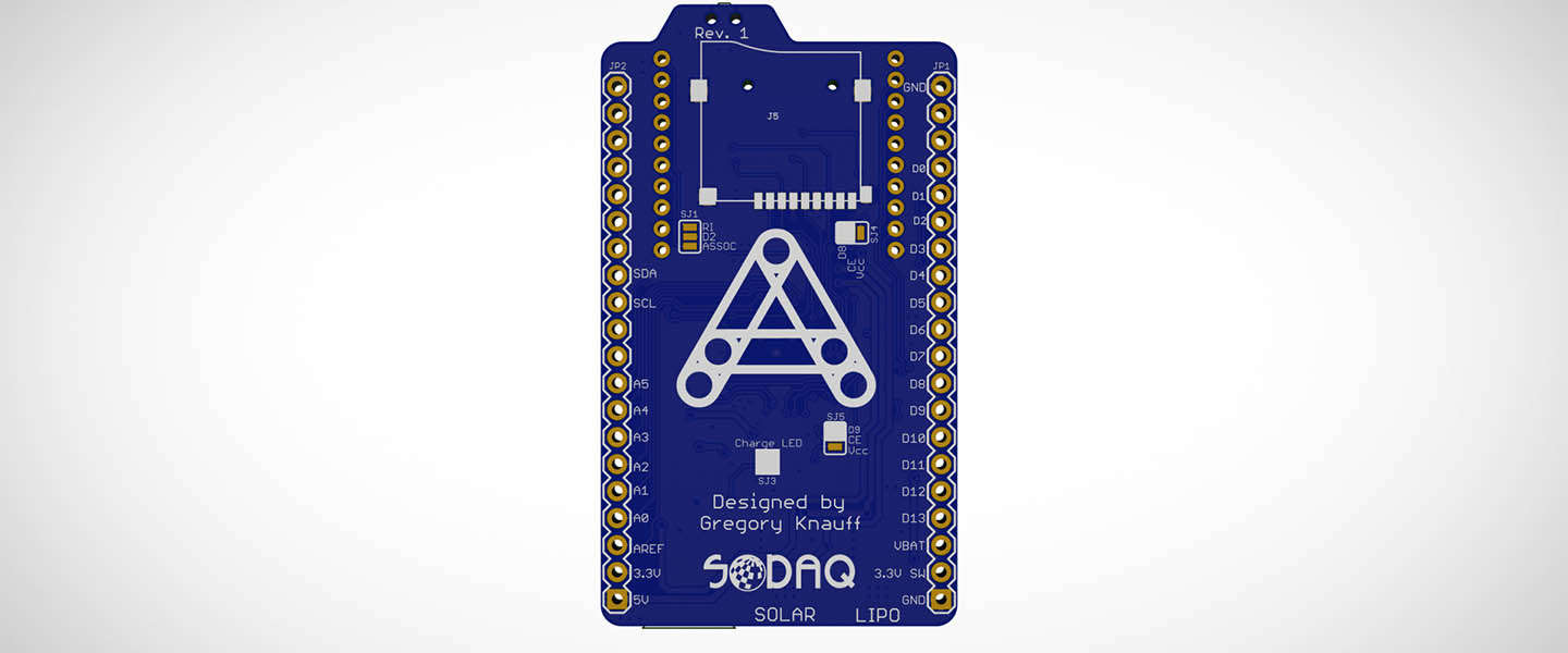 Autonomo: een microcontroller board dat werkt op een mini zonnepaneel