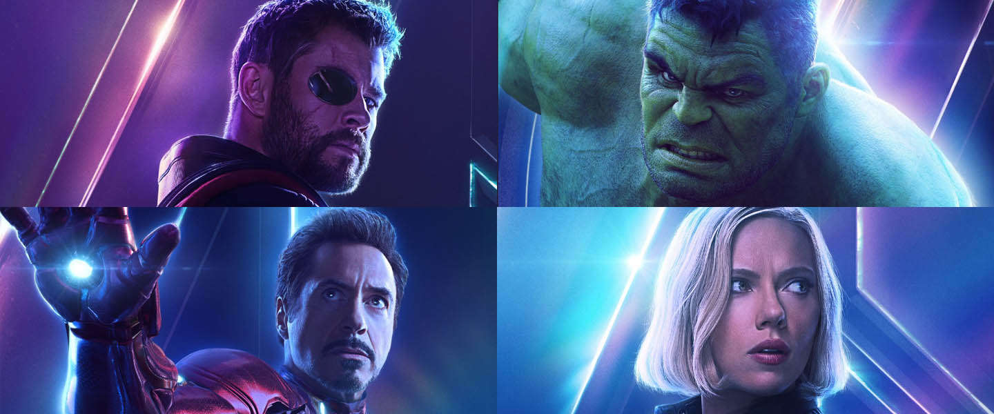 Filmposters voor alle helden uit Avengers: Infinity War