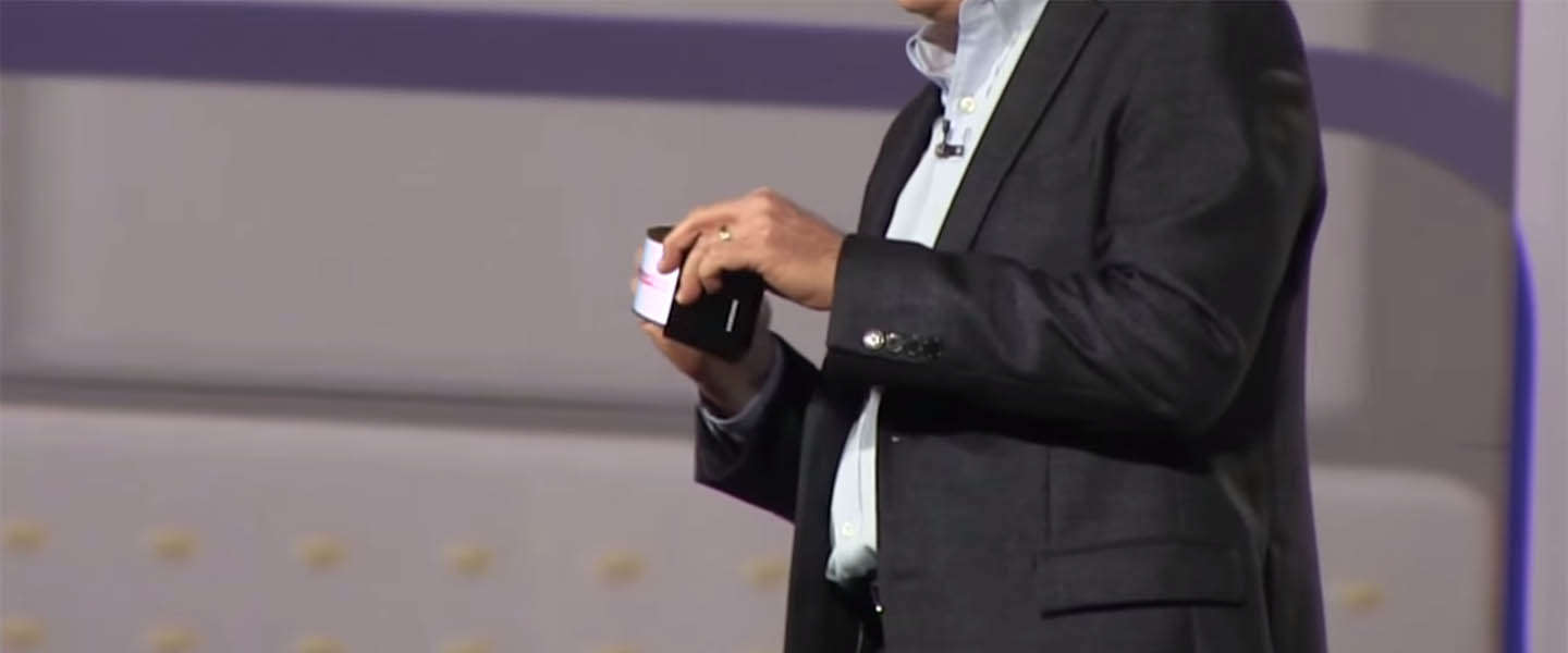 Next 'big thing'? Smartphone met buigbaar scherm van Samsung