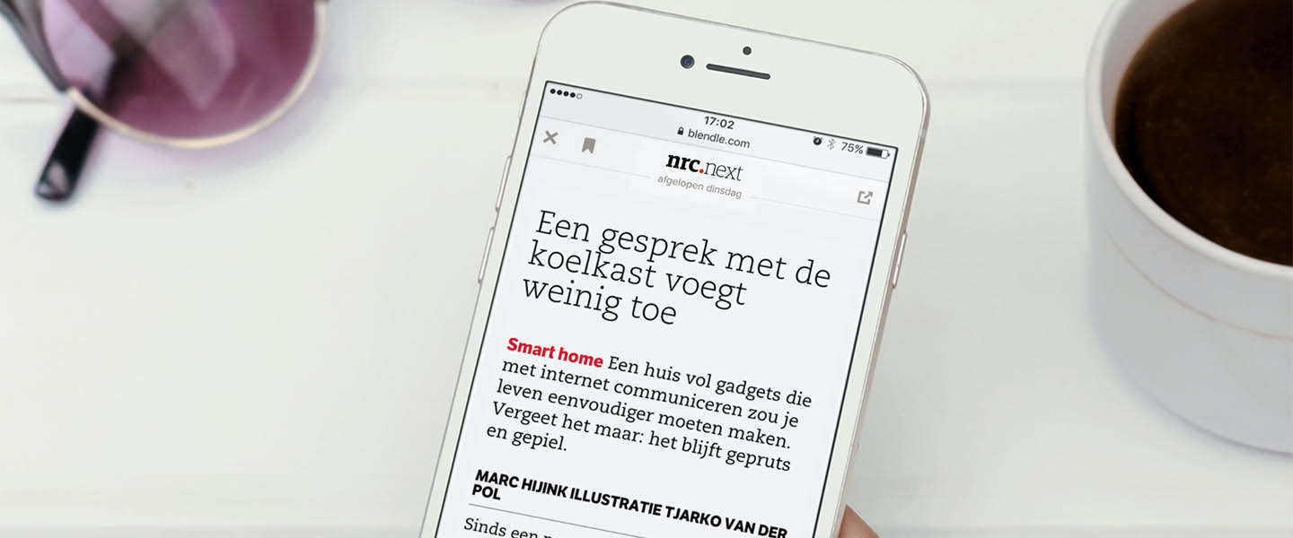 Blendle stopt met betalen per artikel