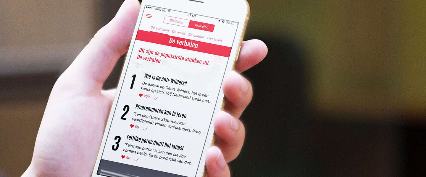 Blendle maakt nu ook apps voor kranten en tijdschriften