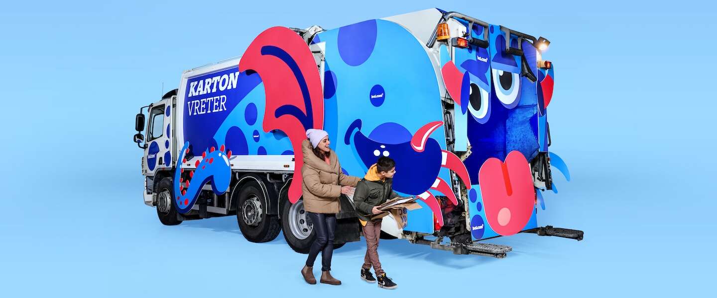 Bol gaat karton ophalen in Amsterdam
