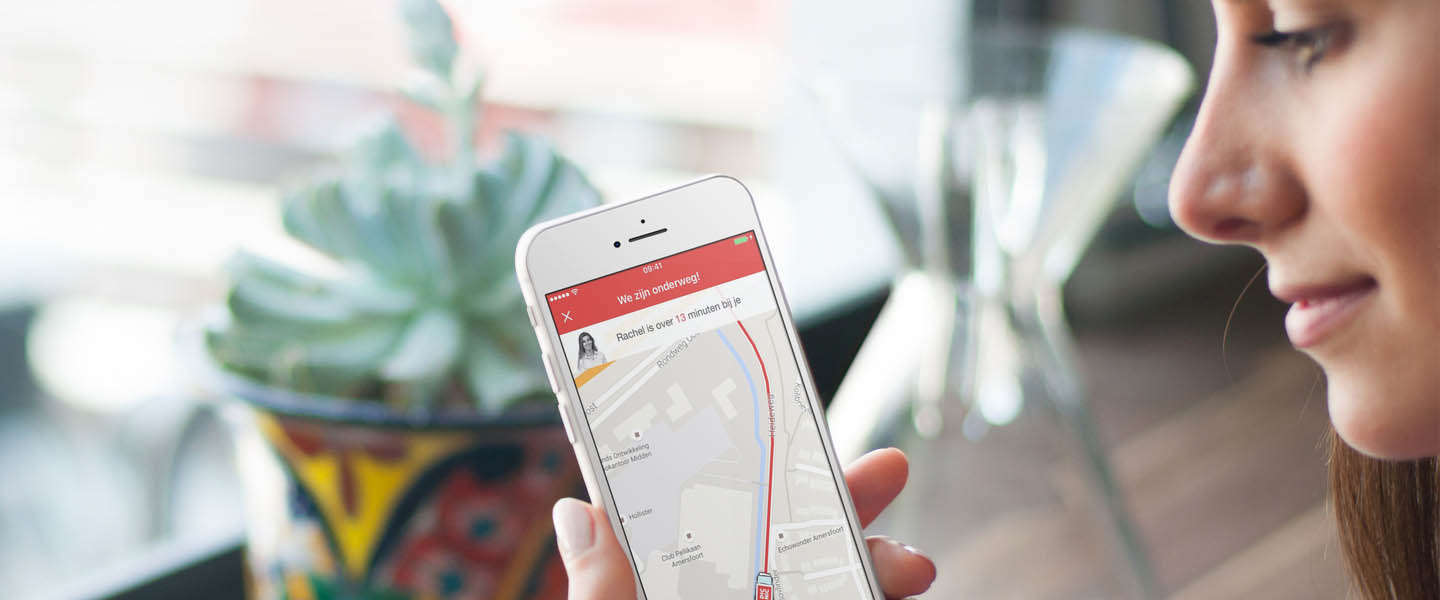 Bezorger live volgen via boodschappenradar