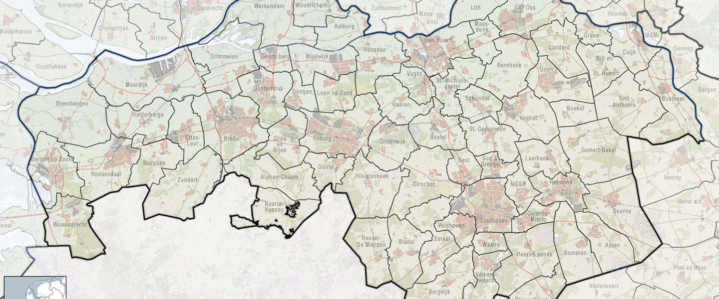 Noord-Brabant de meest besproken provincie op Twitter in 2015