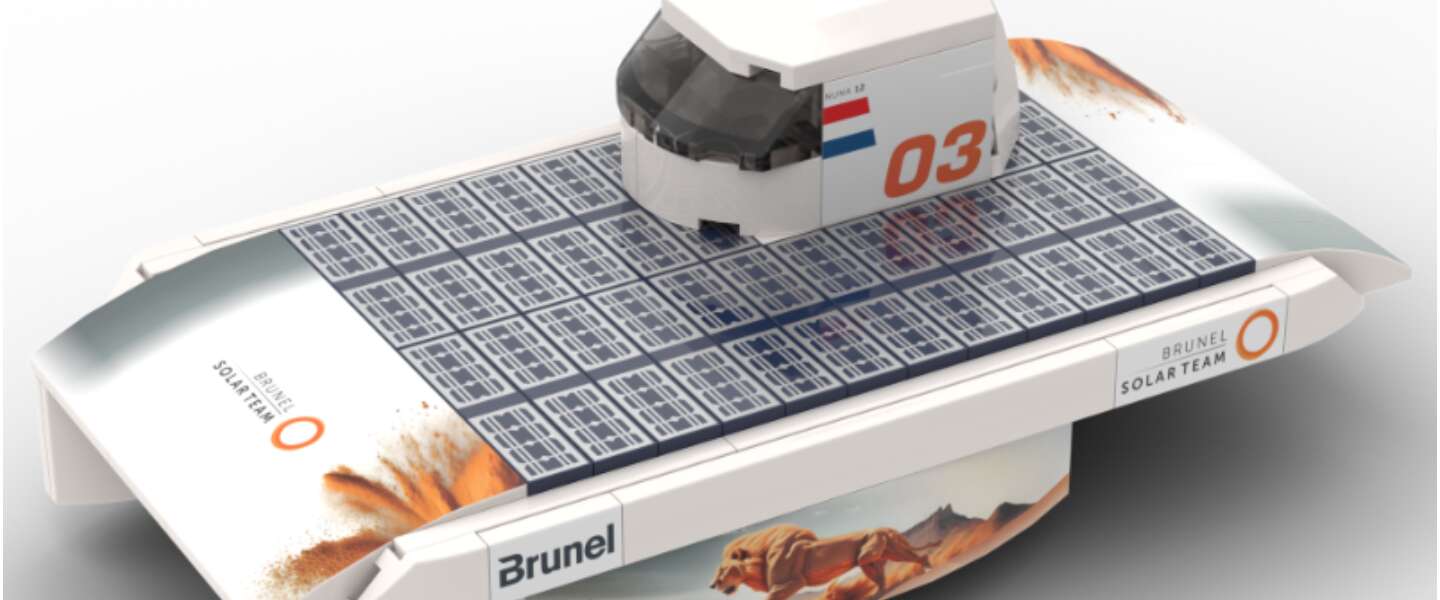Je kunt de Nederlandse zonneauto Nuna 12 nu in LEGO bouwen