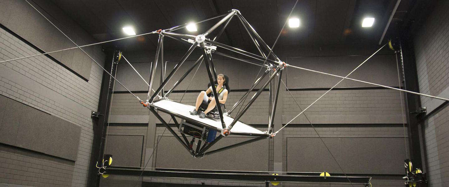 De Cable Robot Simulator biedt de optimale VR-ervaring