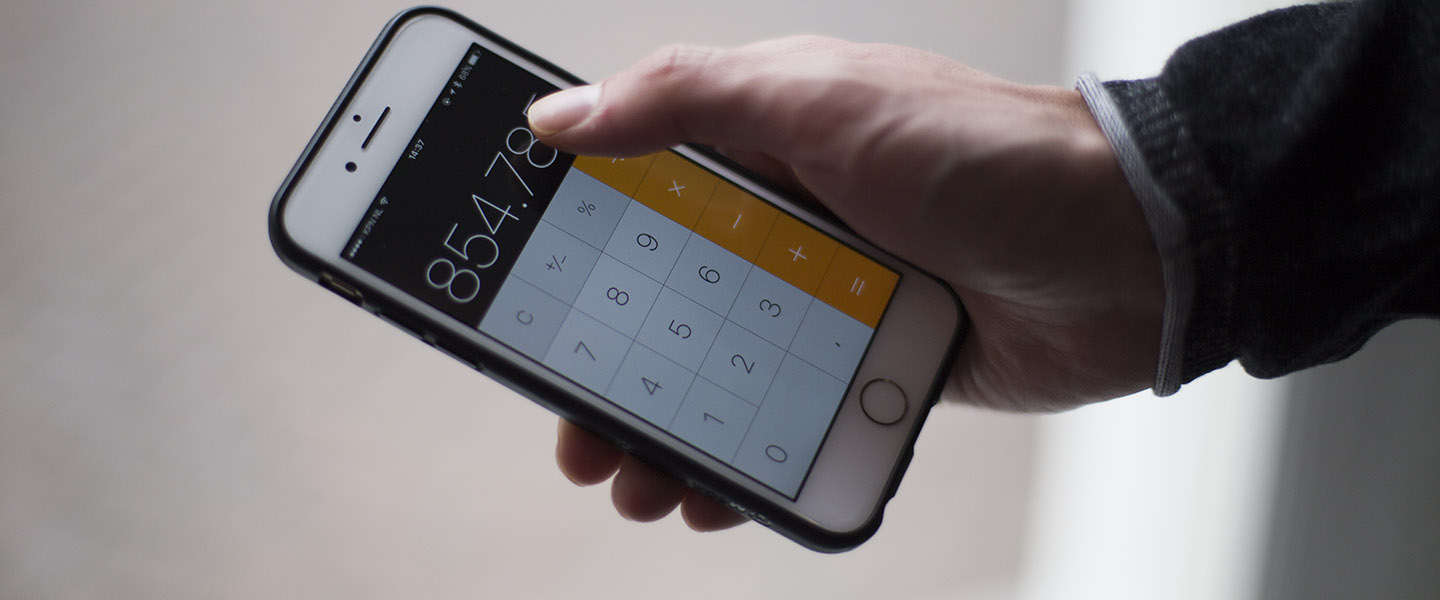 Dat je dit niet eerder wist: swipen in de calculator app op iOS