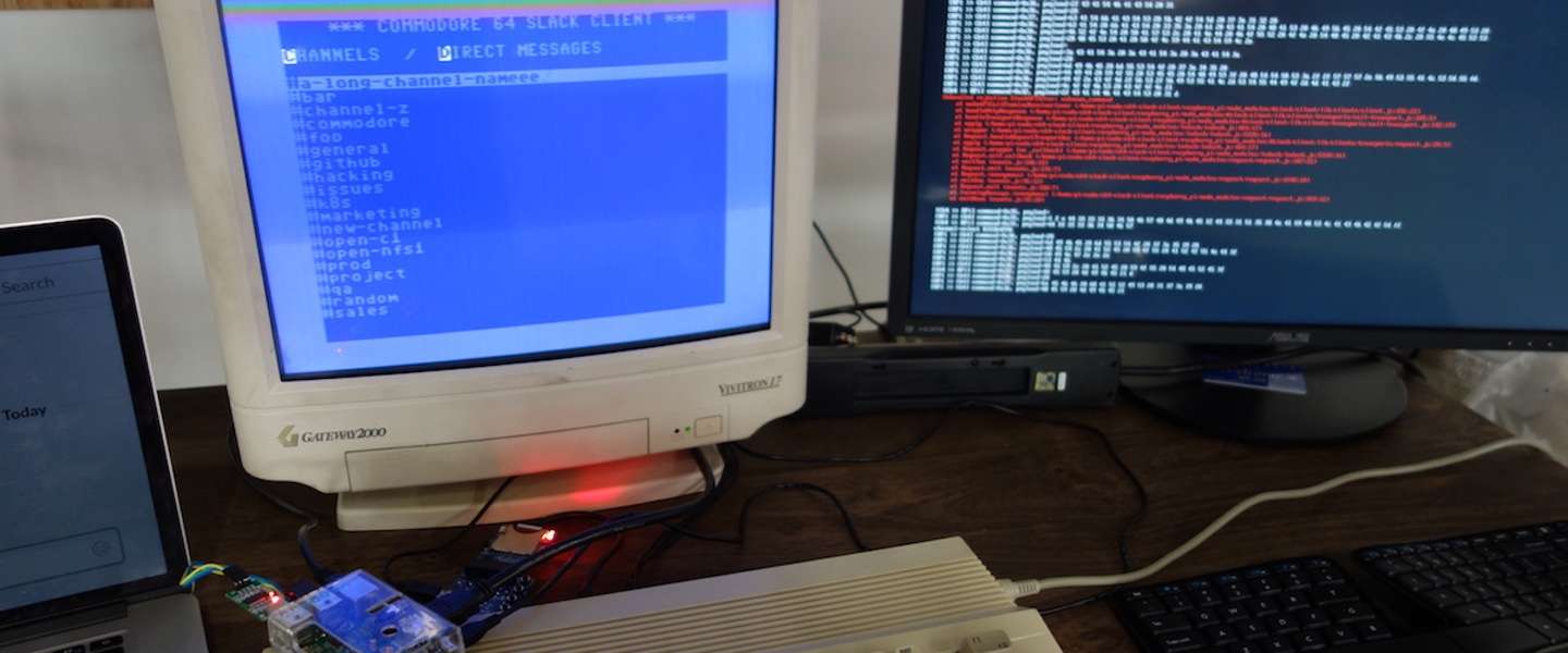 Slack draait nu ook op de Commodore 64