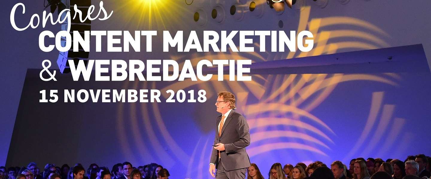 Congres Content Marketing & Webredactie 2018: meld je nu aan!
