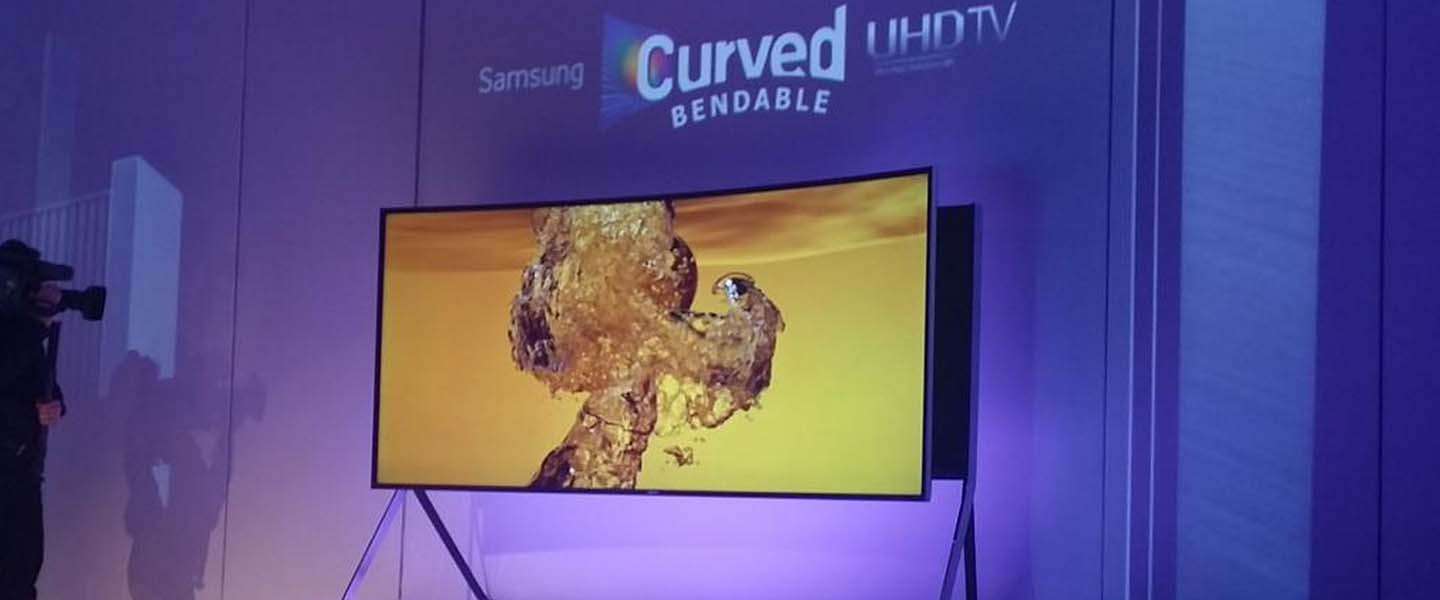 Samsung lanceert een Bendable UHD TV