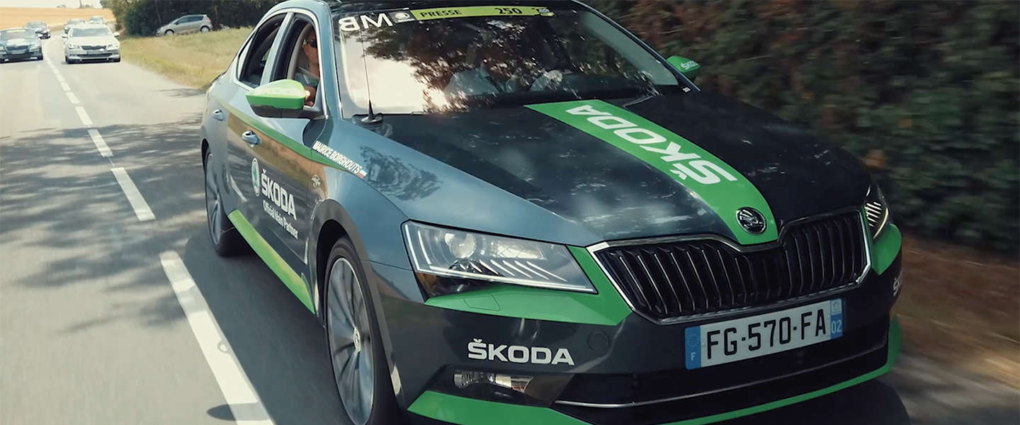 Škoda al 16 jaar trots hoofdsponsor van de Tour de France