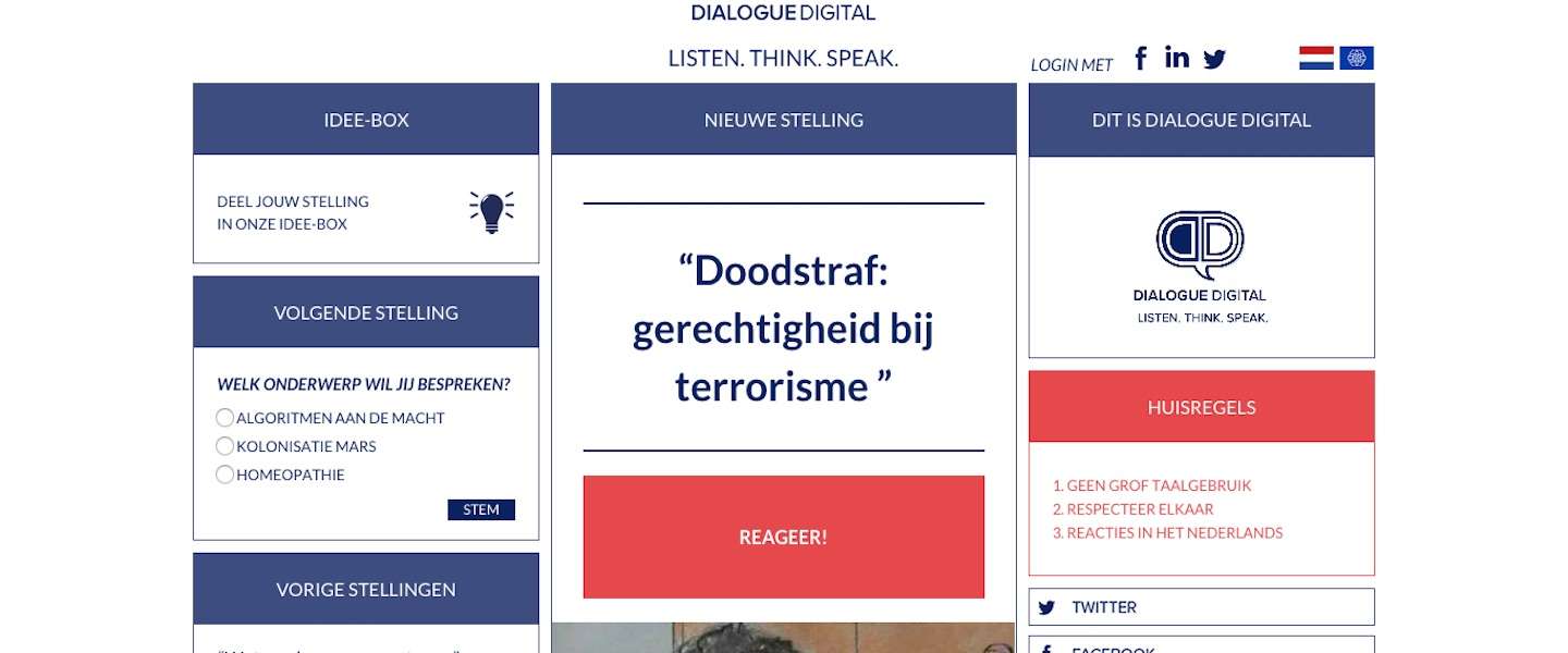Tweede Kamerlid wil discussie op eigen platform aanjagen