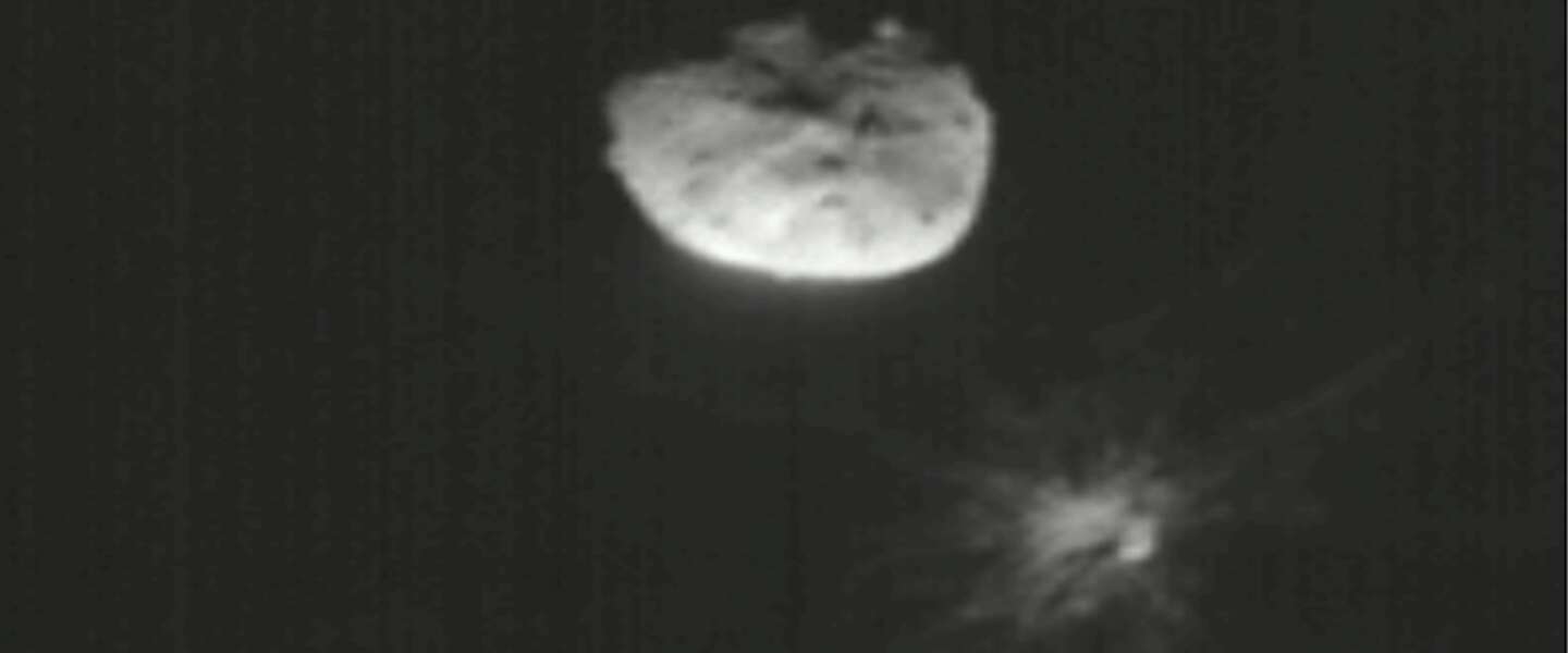 DART botsproef met asteroïde was een succes: koers gewijzigd