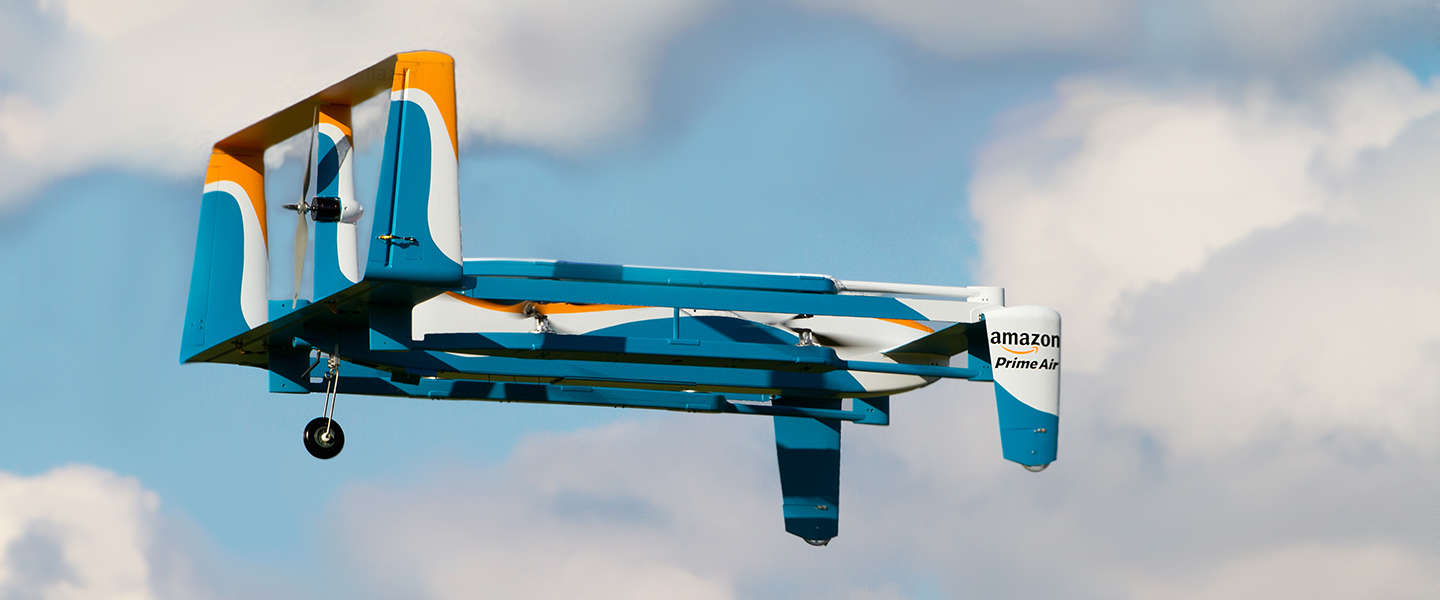 Amazon bedenkt plan om drones te beveiligen