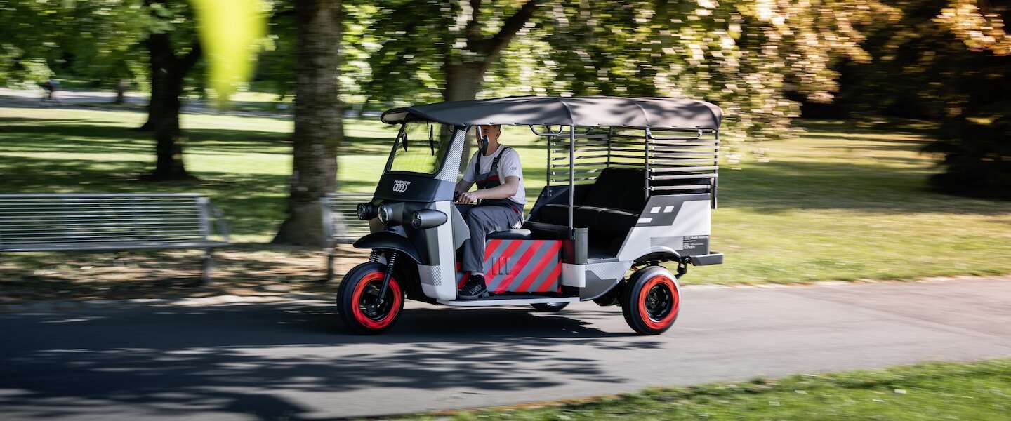Elektrische riksja’s met Audi accu voor Indiase vrouwen