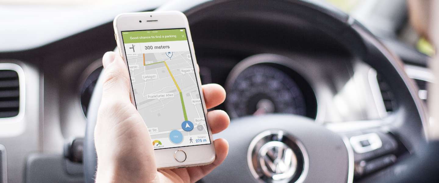 Find & Park-app van EasyPark: snel een vrije parkeerplaats vinden