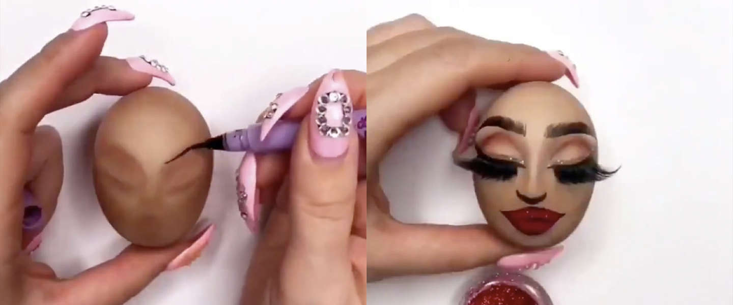 Viral video: ei krijgt hot make-over
