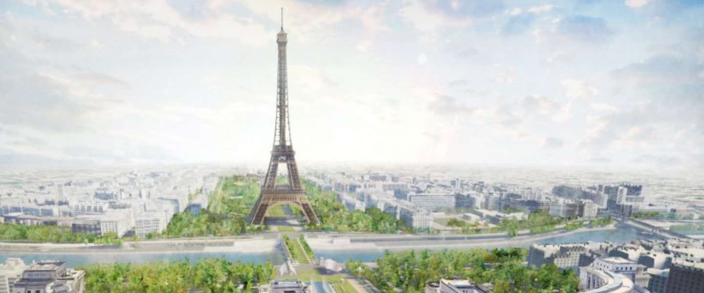 De Eiffeltoren krijgt een compleet nieuw park