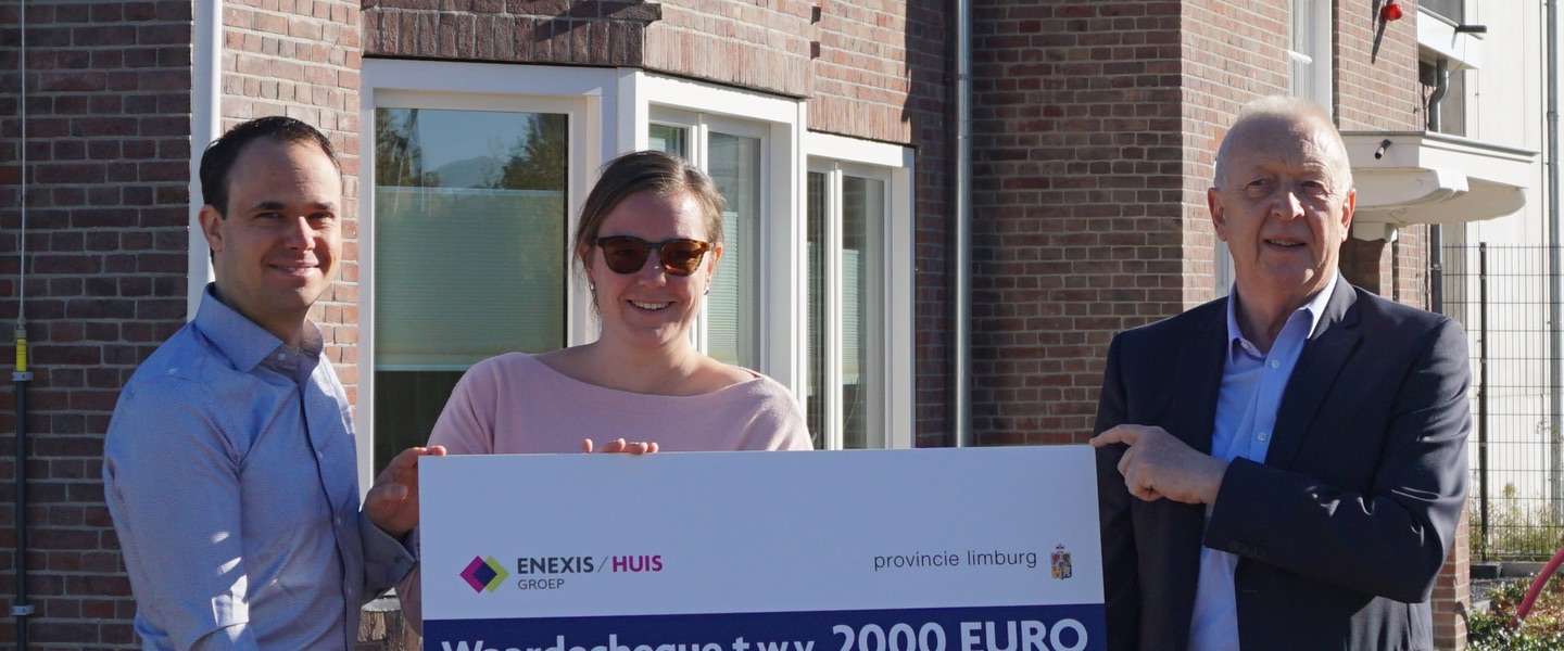 Enexis Huis Limburg heeft het getroffen met de 1000e bezoeker