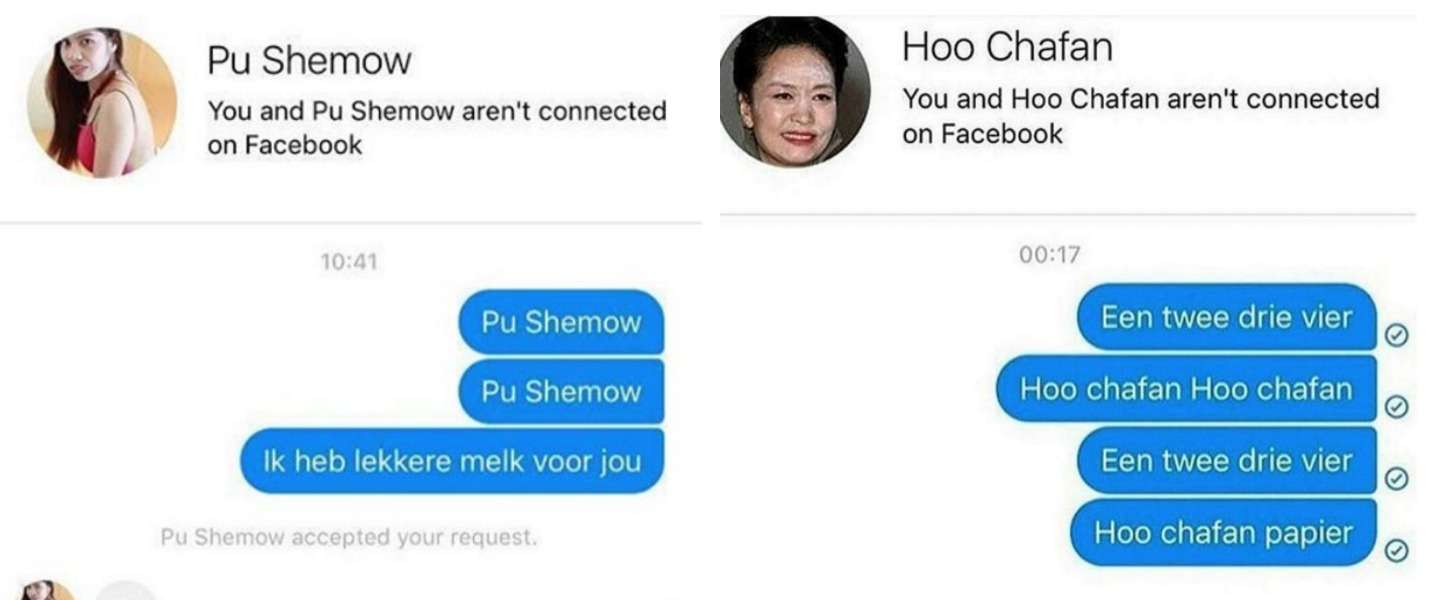 Van deze buitenlandse namen op Facebook kun je liedjes maken