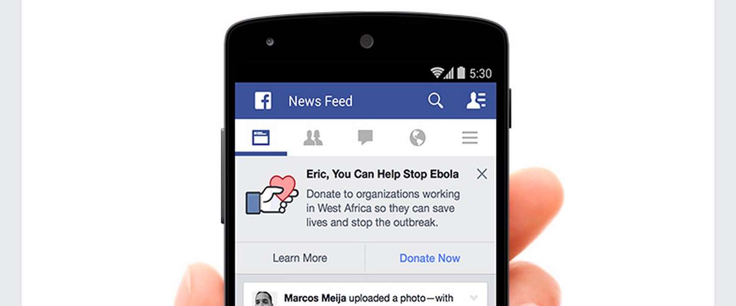 Facebook wil gezamenlijk ebola gaan bestrijden
