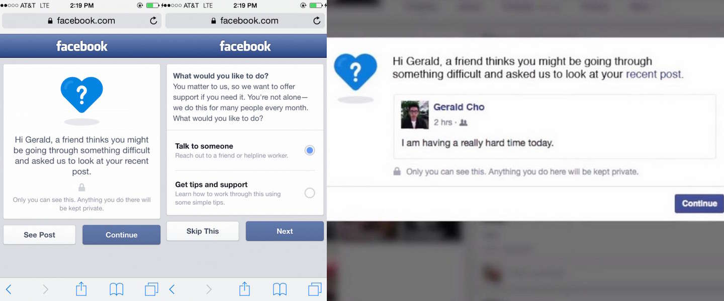 Facebook wil gebruikers met depressieve gedachten helpen