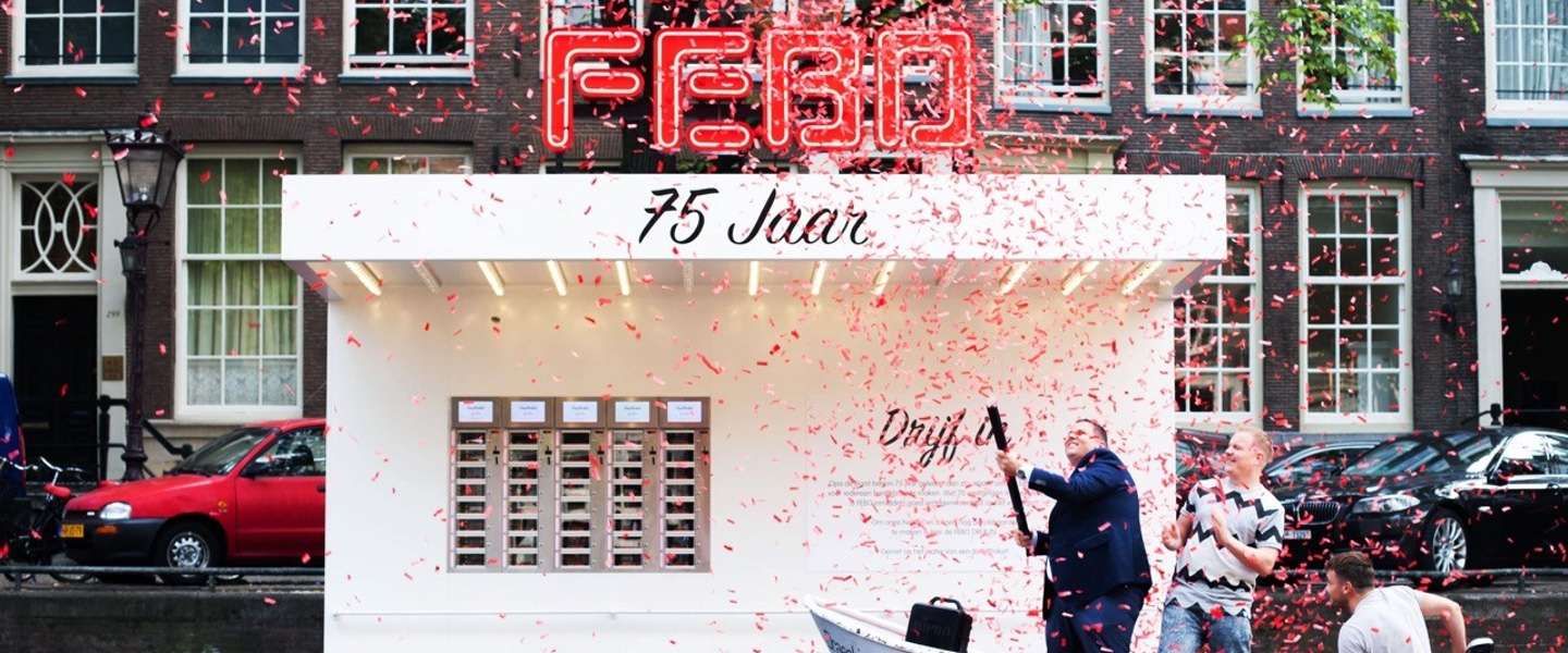 Leuk: de eerste FEBO op het water is open