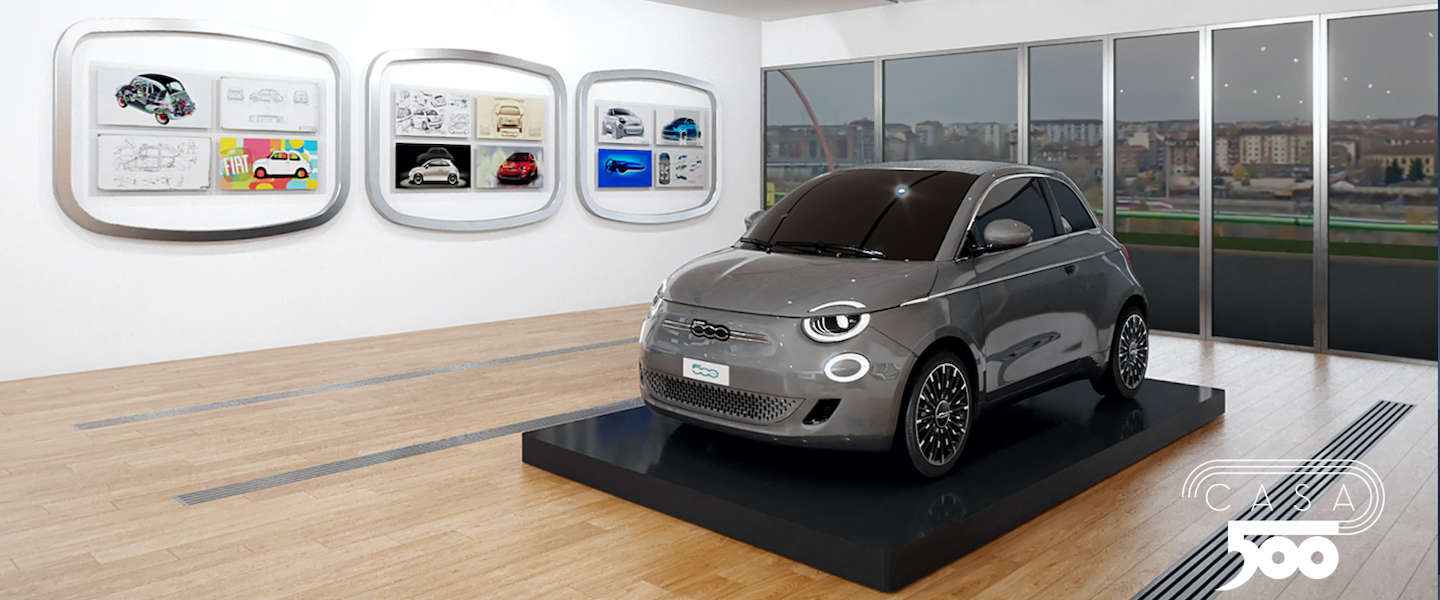 Virtual Casa 500: het feestje voor de nieuwe elektrische Fiat 500