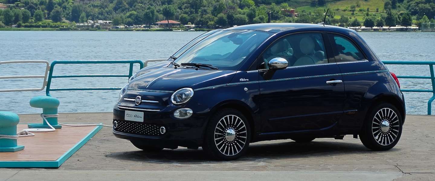 Fiat 500 Riva, partnership van 2 Italiaanse iconen Fiat en Riva.