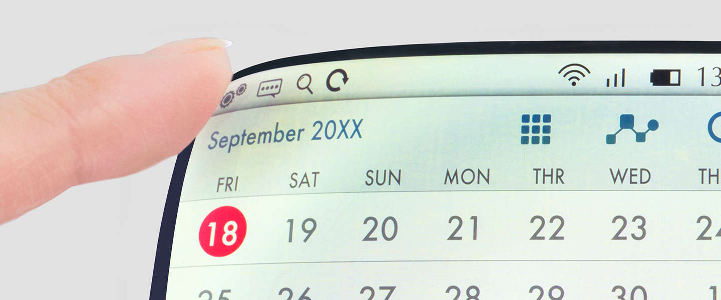 Flexibele plastic display uit Japan belooft onbreekbaar scherm