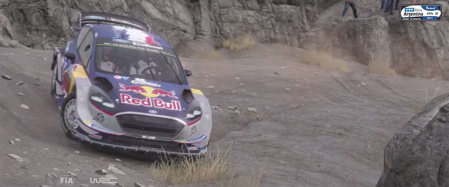 Sébastien Ogier​ en zijn nieuwe 2017 Fiesta WRC
