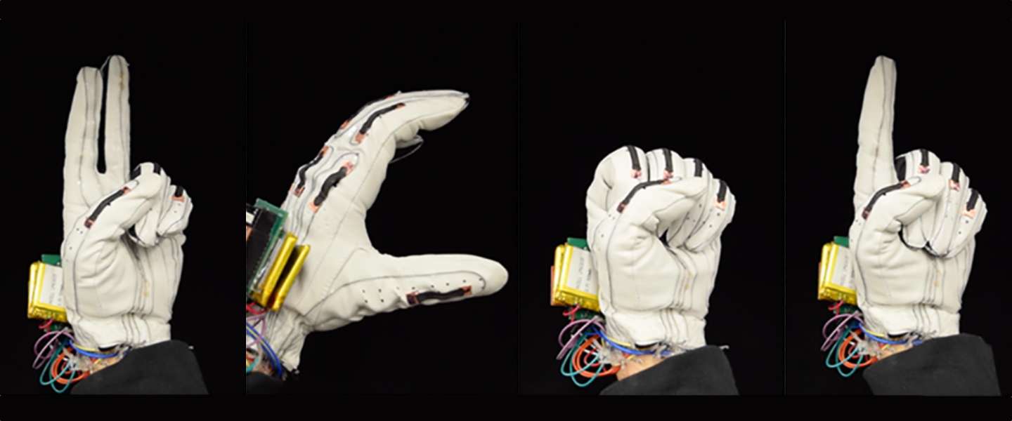 Deze slimme handschoen vertaalt gebarentaal; kan toekomst VR zijn