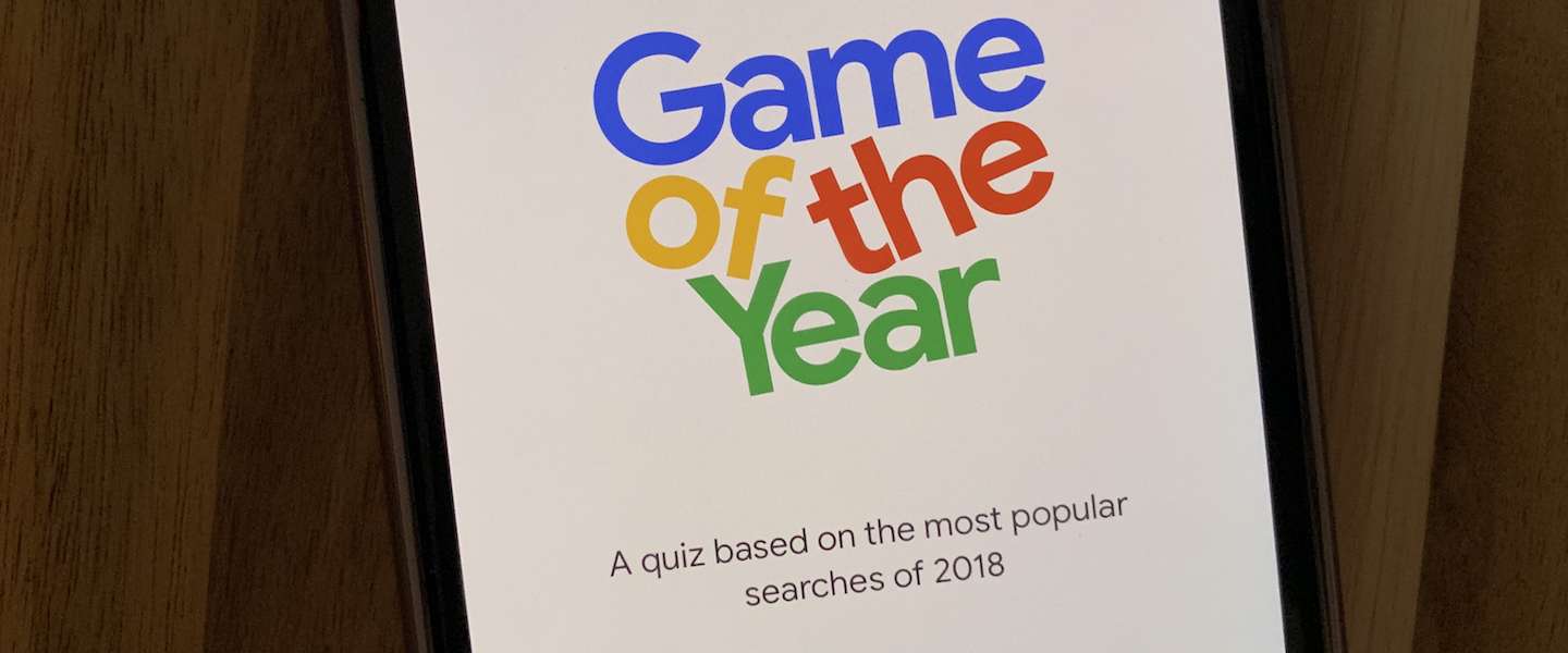 Google Game of the Year test je kennis over zoektrends