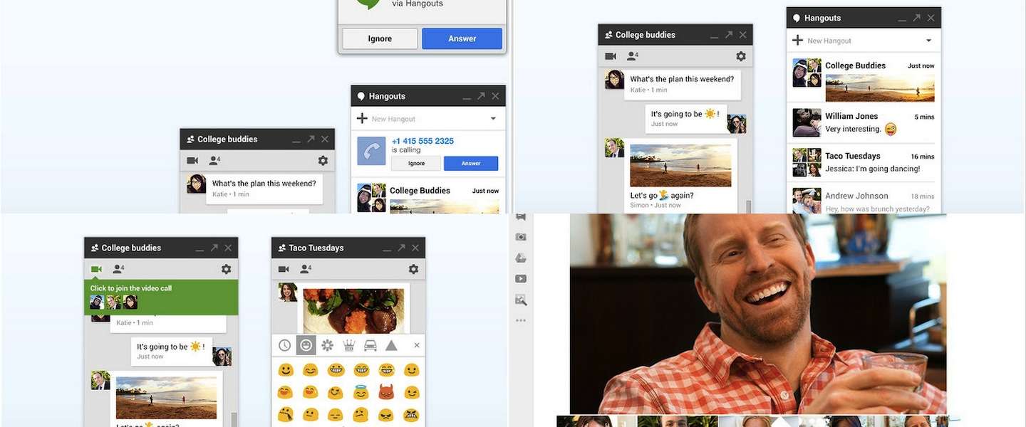 Chrome lanceert nieuwe Google Hangouts App voor Chrome en Windows
