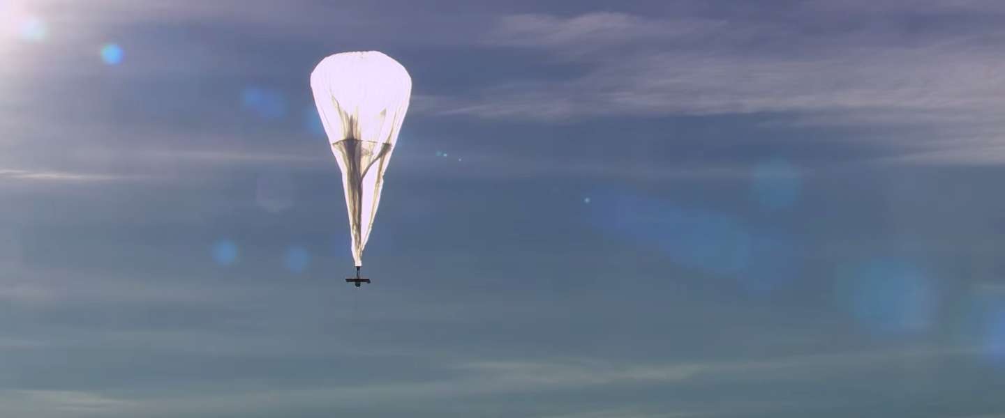 Google geeft Sri Lanka internet vanuit luchtballonnen