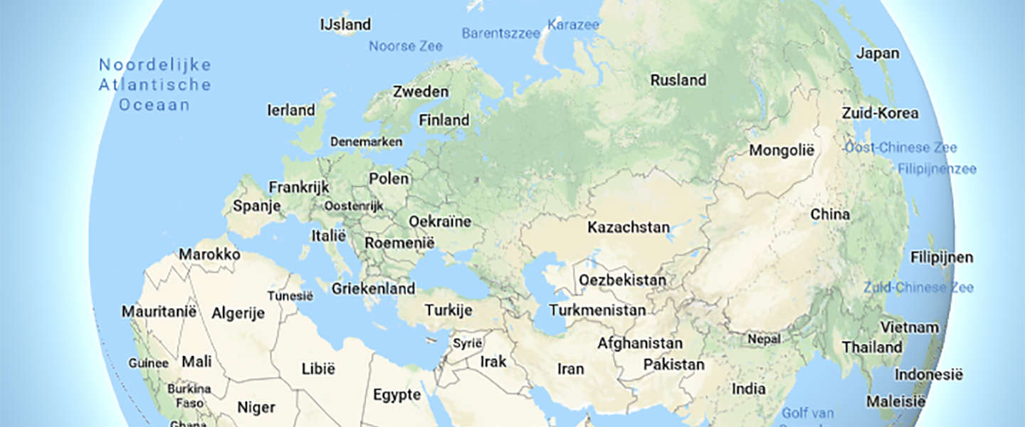 Google Maps gaat van kaart naar wereldbol