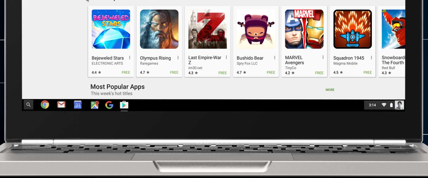 Chromebooks zijn volwassen met integratie Google Play Store