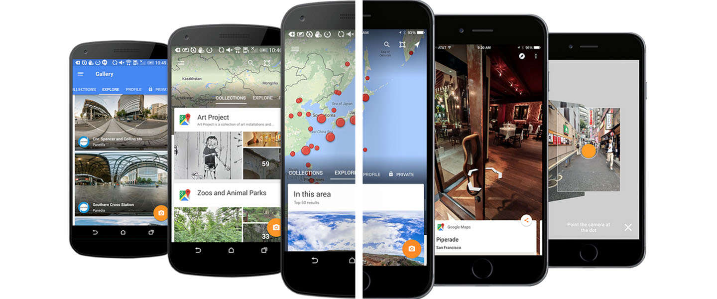 Google Street View app voor iOS & Android